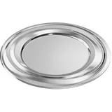 Блюдо сервировочное «Ненду» для презентаций круглое сталь нерж. D=33см серебрист.