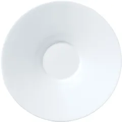 Saucer bone porcelain D=15.3cm white