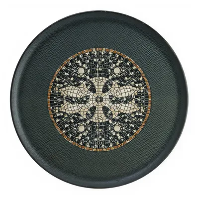 Блюдо для пиццы «Месопотамия» фарфор D=32см черный