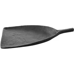 Serving dish “Wylie” in the shape of a shovel ceramics ,H=25,L=185,B=145mm black,matte