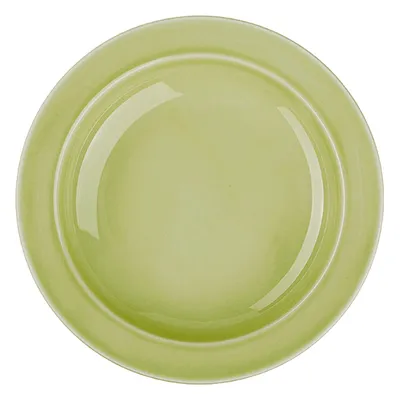 Тарелка глубокая «Акварель» Принц фарфор 400мл D=225,H=39мм фисташк.