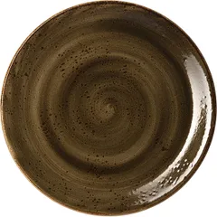 Тарелка «Крафт Браун» мелкая фарфор D=30,H=2см коричнев.