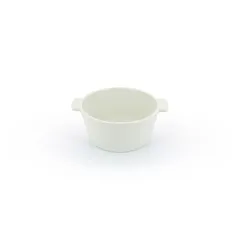 Serving pan “Revolution” ceramics 1.2l D=185,H=90mm white