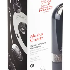 Мельница для перца «Аляска» электрическая (батарейки) поликарбонат,акрил D=5,H=17см черный, изображение 3