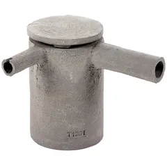 Kettle No. 4  handle=10cm concrete 0.65l D=10,H=15cm gray