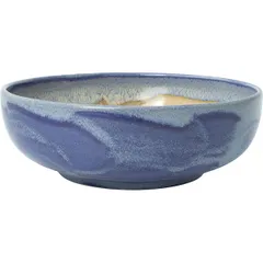 Salad bowl “Aurora Revolution Bluestone”  porcelain  D=17.5 cm  beige, blue