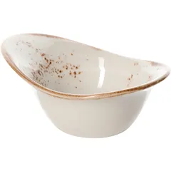 Салатник «Крафт Вайт» фарфор 125мл ,H=55,L=130,B=95мм белый