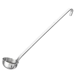 Ladle for sauce stainless steel 70ml D=65,H=25,L=380mm metal.