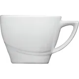 Чашка кофейная «Атлантис» фарфор 100мл D=70,H=50,L=95,B=70мм белый