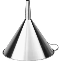 Funnel stainless steel D=20,H=22,L=22,B=20cm metal.