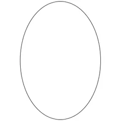 Резак «Овал» пластик ,L=85,B=50мм