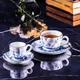 Чашка кофейная «Аида» для эспрессо с декором  фарфор 80мл белый,синий, Цвет: Белый, изображение 6