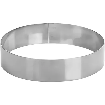 Кольцо кондитерское сталь нерж. D=160,H=35мм металлич.