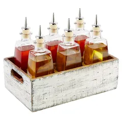 Ящик для подачи дерево ,H=10,L=27,B=17см белый