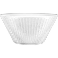 Salad bowl “Willow”  porcelain  0.767 l  D=16, H=7 cm  white