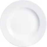 Тарелка «Эволюшнс Уайт» мелкая стекло D=195,H=18мм белый