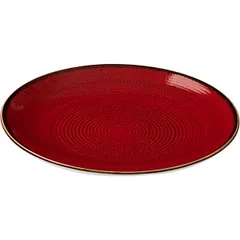 Тарелка «Джаспер» мелкая фарфор D=177,H=23мм красный, изображение 2