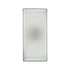 Блюдо «Экинокс» прямоугольное керамика ,H=18,L=325,B=150мм серый