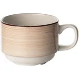 Чашка чайная «Чино» фарфор 170мл D=75,H=60мм белый,бежев.