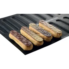 Форма конд. перфорир. «Савоярди» 16шт на листе30х40см[2шт] силикон,стеклопласт. ,H=6,L=120,B=25мм че, изображение 3