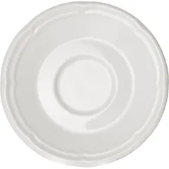 Блюдце «Увертюра» фарфор D=120,H=15мм белый