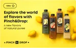 Explore the world of flavors with Pinch&Drop: 4 new flavors of natural puree