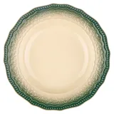 Тарелка глубокая «Эйфория» фарфор 250мл D=22,H=3см бежев.,зелен., Цвет: Бежевый, Диаметр (мм): 220