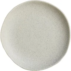 Plate “Rocaleo Nature” small  porcelain  D=20cm  gray