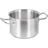 Кастрюля с крышкой сталь нерж. 7л D=24,H=15см матовый