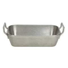 Сковорода для подачи «Тэкс-Мэкс» прямоугольная сталь нерж. ,L=16,5см металлич.