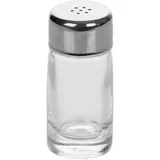 Перечница сталь нерж.,стекло 40мл D=34,H=80мм прозр.,металлич.