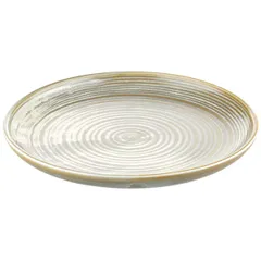 Тарелка «Агава» с бортом фарфор D=205,H=25мм зелен., изображение 2