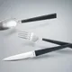 Нож для стейка «Трапе» сталь нерж.,пластик ,L=230/110,B=17мм металлич.,черный, изображение 3