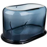 Ваза декоративная хр.стекло ,H=22,8,B=39,5см синий