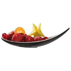 Ложка для комплимента пластик ,H=45,L=145,B=45мм черный,белый, изображение 4