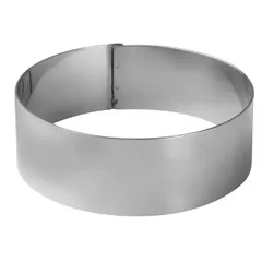 Кольцо кондитерское «Проотель» сталь нерж. D=100,H=35мм металлич.