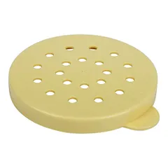 Replaceable lid for cheese  polycarbonate  D=8, L=9cm  yellow.