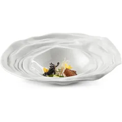 Deep plate “Barcelona”  porcelain  125 ml  D=28 cm  white