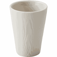 Glass for hot drinks “Arborescence”  porcelain  80 ml  D=6, H=8 cm  ivory