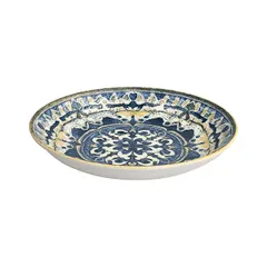 Тарелка глубокая «Блум Гранада» для кускуса фарфор D=26,H=5см синий,желт., изображение 2