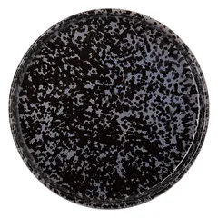 Тарелка «Саванна Блэк» керамика D=25см шоколад.