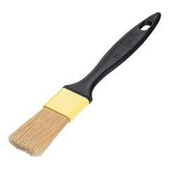 Кисть кондитерская пластик,щетина натур. ,L=260/60,B=35мм черный,желт.