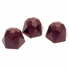 Mold for chocolate “Diamond”[40pcs] polycarbonate ,H=18,L=30,B=25mm