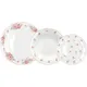 Набор посуды «Поэма Камарг» тарелки[18шт] фарфор белый,розов.