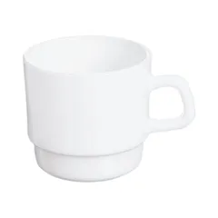 Чашка чайная «Ресторан» стекло 220мл D=75,H=70мм белый, изображение 3