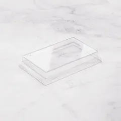 Крышка для бумажного контейнера OneClick 800 мл пластик ,H=2,L=12,B=20см прозр., изображение 2