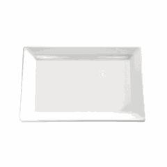 Rectangular serving dish “Pure” plastic ,L=53,B=18cm white