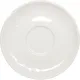 Блюдце «Мелодия» фарфор D=140/53,H=17мм белый