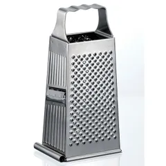 Square grater  stainless steel , H=245, L=105, B=80mm  metallic.