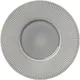 Тарелка «Виллоу Маст» мелкая с широким бортом фарфор D=28,5см серый